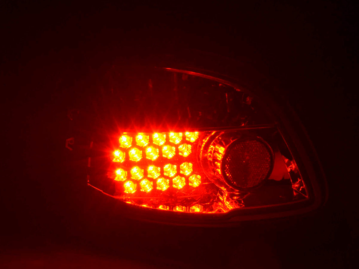 LED Rückleuchten Set Peugeot 206 CC Cabrio 98-05 klar/rot LED Rückleuchten Set Peugeot 206 CC Cabrio 98-05 klar/rot